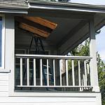 The original porch.